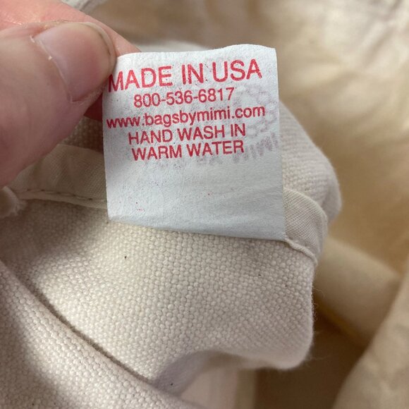 Vintage Smithsonian Museum of American History Cat Print Canvas Tote Bag By Mimi - Picture 10 of 11